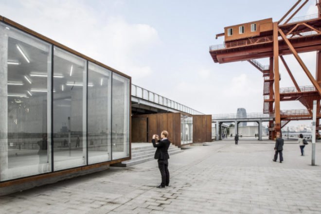 Shanghai West Bund Biennial, Schmidt Hammer Lassen, shanghai, temporary pavilion, pavilion, daylighting, art, architecture