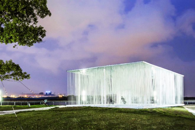 Shanghai West Bund Biennial, Schmidt Hammer Lassen, shanghai, temporary pavilion, pavilion, daylighting, art, architecture