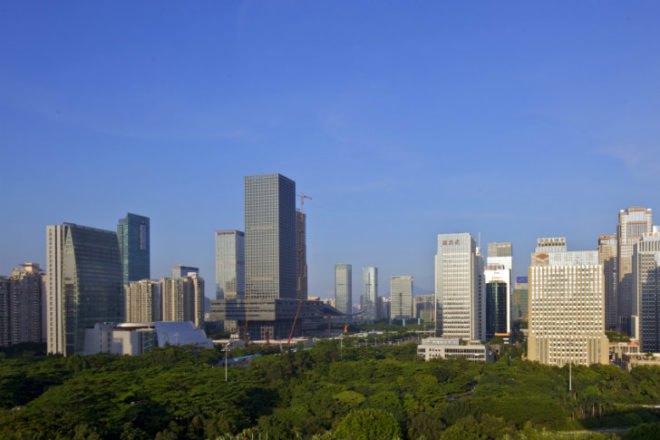 Shenzen Stock Exchange, OMA, shenzen, eco tower, green building, green tower, green roof, china,