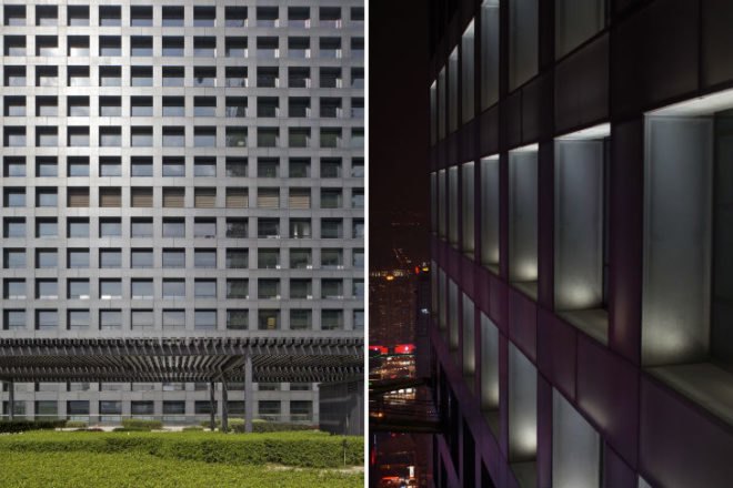 Shenzen Stock Exchange, OMA, shenzen, eco tower, green building, green tower, green roof, china,