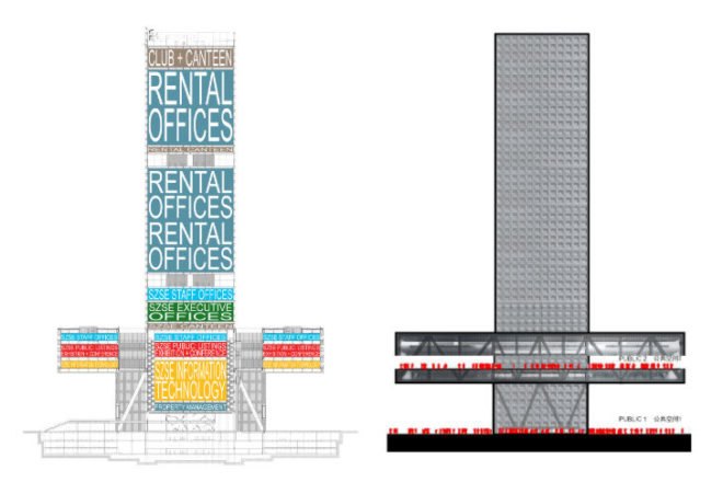 Shenzen Stock Exchange, OMA, shenzen, eco tower, green building, green tower, green roof, china,