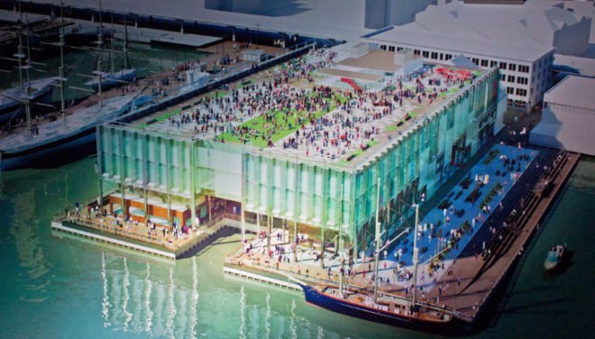 South Street Seaport, New York, NY Fashion Shows, NY Fashion, Howard Huges Corporation, Green Roof, SHoP Arcitects, Pier 17, Tourist traps in New York, Architecture, New York Harbor, Sea Change South Street Seaport