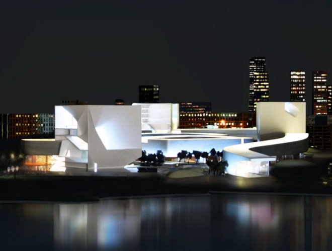 Steven Hall Architects, Steven Hall, Qingdao Culture and Art Center, Steven Hall China, China architectural competition, China museums, sustainable buildings China, museum complex Qingdao