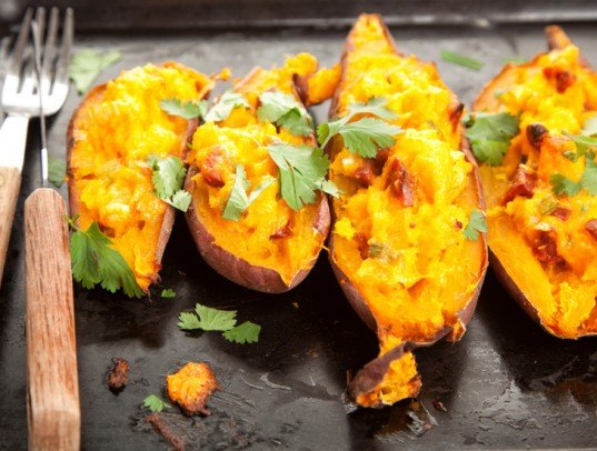 Sweet potatoes, stuffed sweet potatoes