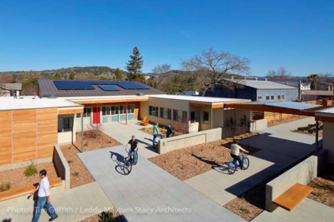 Sweetwater Spectrum, Leddy Maytum Stacy Architects, autism, design for autism, autism housing, sonoma, design for health, net zero, eco housing