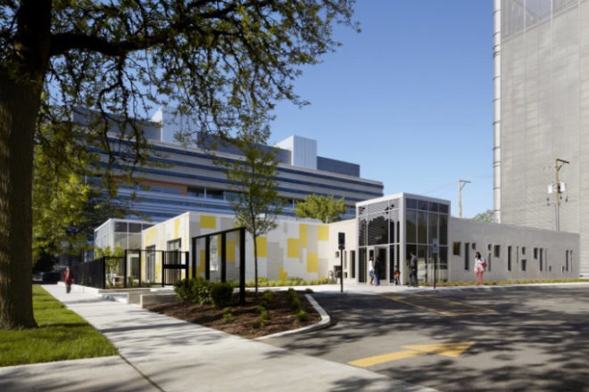 U of C Early Childcare Learning Center, daycare center, Ross Barney Architects, chicago, leed gold, daylighting