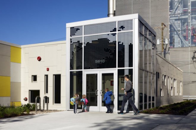 U of C Early Childcare Learning Center, daycare center, Ross Barney Architects, chicago, leed gold, daylighting
