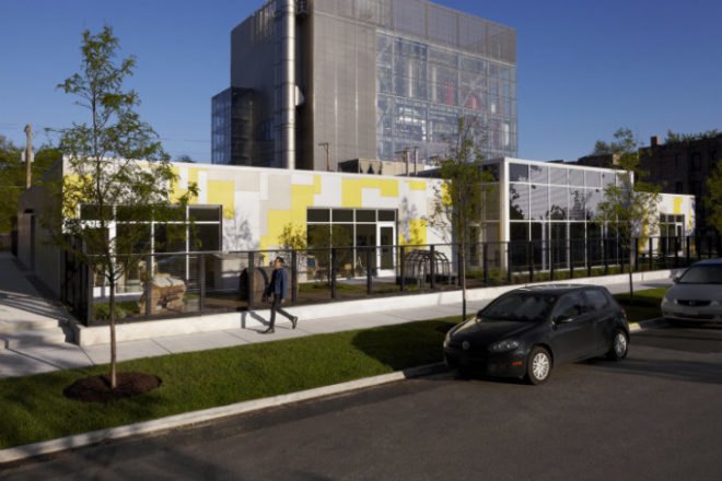 U of C Early Childcare Learning Center, daycare center, Ross Barney Architects, chicago, leed gold, daylighting