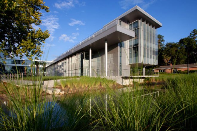 University of Florida, CTRB, clinical and translational research building, Perkins Will, leed platinum, eco lab, research facility
