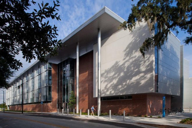 University of Florida, CTRB, clinical and translational research building, Perkins Will, leed platinum, eco lab, research facility