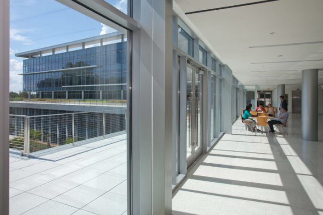 University of Florida, CTRB, clinical and translational research building, Perkins Will, leed platinum, eco lab, research facility