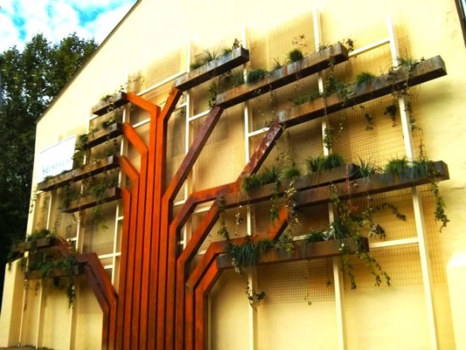 tree vertical garden, vertical garden, jardin vertical en vitoria gasteiz, vitoria-gasteiz, spain, urbanarbolismo, unusualgreen, jardin vertical, green design, sustainable design, living wall, eco design,