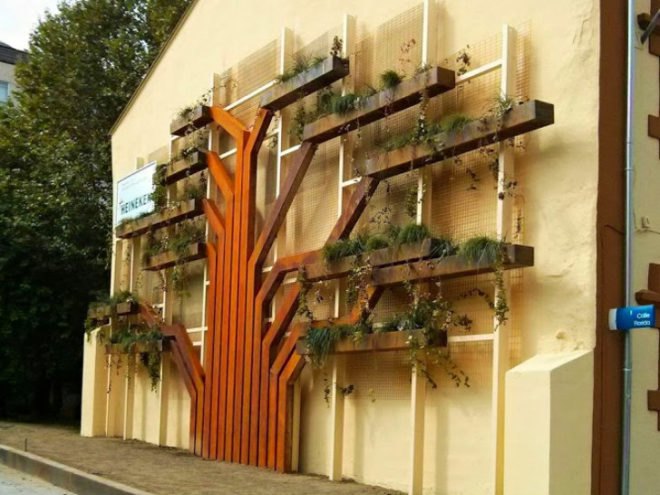 Vertical Tree Garden, Urbanarbolismo, unusualgreen, vertical garden, Vitoria-Gasteiz, spain,