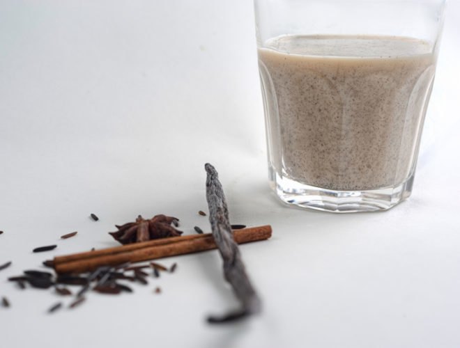 Horchata, rice drink, Mexican drink, Spanish drink, vegan milk drink, rice horchata