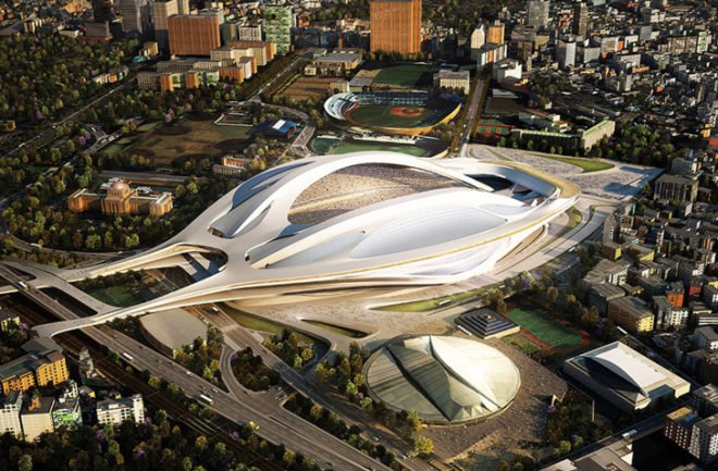 Zaha Hadid Olympic Stadium Japan, Tokyo National Olympic Stadium, Zaha Hadid Architects, stadium design, Tokyo Olympic Stadium, Olympic Games 2020, Toyo Ito, Sou Fujimoto, Kengo Kuma, Fumihiko Maki, SANAA