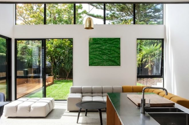 box living, renovation, restoration, green design, eco architecture, sustainable design, back yard, new zealand