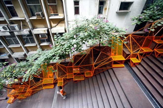 Hong Kong, edge design institute, urban design, cascade, public space, public design projects