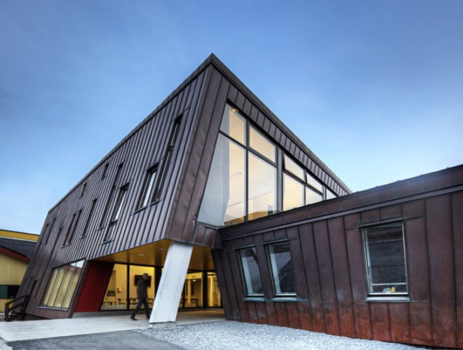 C.F. Møller, Greenland Architecture, Dronning Ingrids Hospital, Sustainable Public Building, Future Proofing, Copper Cladding