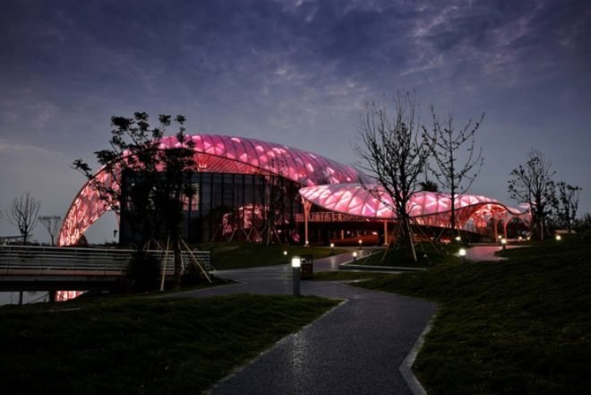 China flower expo 2014, lab architecture studio, wujin, chinese architecture, competition, art and science pavilion, sustainable design,