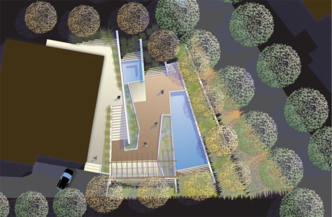 Fletcher Studio, biopool, Zurich, Switzerland, green design, sustainable design, green pool, garden, botanical, green building, sustainable architecture, eco pool