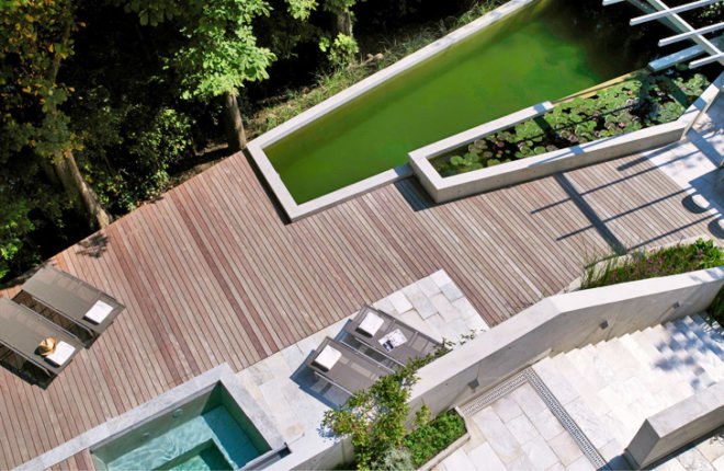 Fletcher Studio, biopool, Zurich, Switzerland, green design, sustainable design, green pool, garden, botanical, green building, sustainable architecture, eco pool