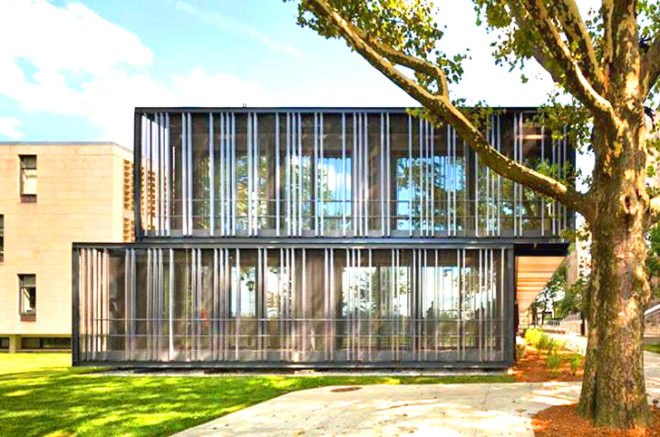 Lehman College Day Care, Garrison Architects, day care, bronx, modular, prefab, vertical garden
