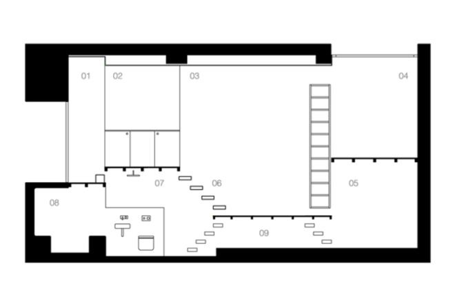 mycc, tiny home, Minimalist Pad 100M3, Spain, natural light, white cube apartment, Tiny Homes, Architecture, Daylighting
