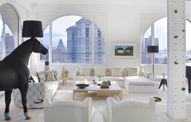 SkyHouse NYC Penthouse, David Hoston Architect, SkyHouse, NYC Penthouse, SkyHouse David Hoston Architect, NYC penthouse, NYC loft, NYC architecture, NYC mansions, New York Real Estate, Slide house