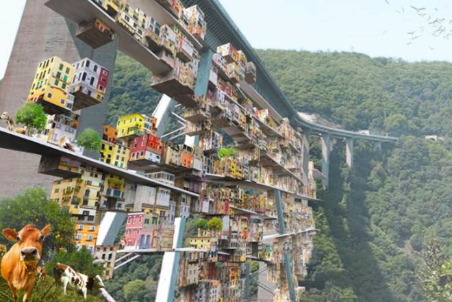 Parasitic Architecture, 6 best, Ja Studio Inc, Stefan Eberstadt, Stephane Malka, Lara Calder Architects, Plasma Studio, Cut-Architecture, rocky penthouse in China, bizarre architecture, house extension, future architecture, overpopulation