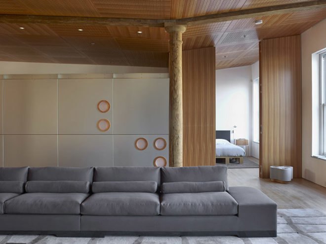 green design, eco design, sustainable design, Soho loft conversion, Fritz haller, Modular units, Ali Tayar, prefabricated architecture