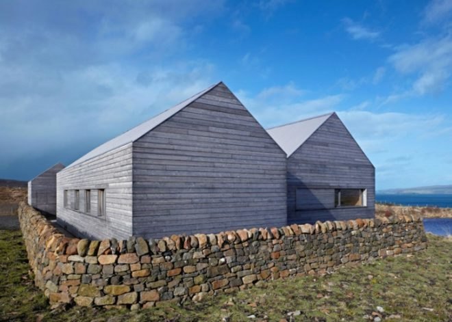 Boreraig House, Dualchas Architects, sustainable architecture, sustainable technology, reused materials, local materials, green design, isle of skye, corrugated iron, energy efficiency