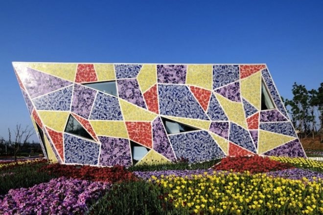 Casanova + Hernandez Architects, Ceramic Museum and Mosaic Park, Jinzhou, 2013 Jinzhou World Landscape Art Expo, World Landscape Art Expo, mosaic, porcelain, Longquan porcelain, mosaic garden, porcelain museum, ceramics museum