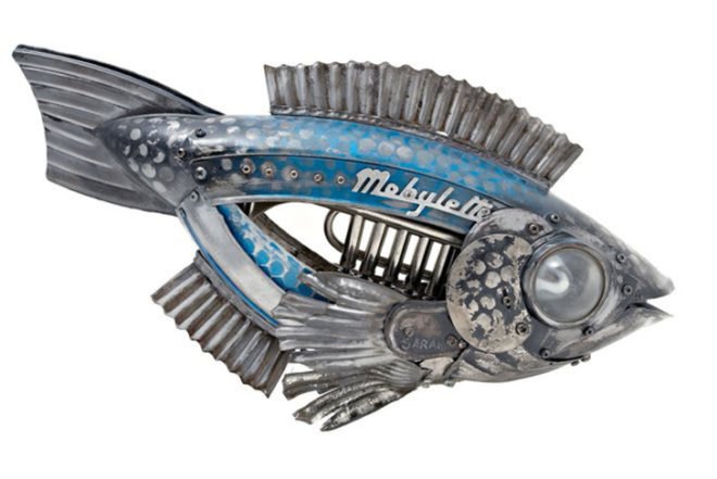 green design, eco design, sustainable design , recycle art, upcycled sculptures, junk sculptures Sladmore Contemporary, Edouard Martinet