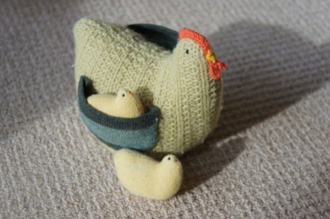 Handmade Mommy Chicken With Babies, New Amsterdam School