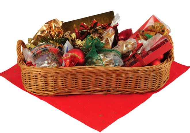 Gift basket, holiday gift basket, breakfast food basket, food gift