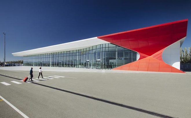 kutsai international airport, unstudio, georgia airport, ben van berkel, transparent terminal, airport like old railway station, lobby of georgia, pulsing tower, glowing tower, kutsai airport tower, radiative cooling and heating, shade strategies, hybrid lowe pressure ventilation, gray water, recycling at kutsai airport