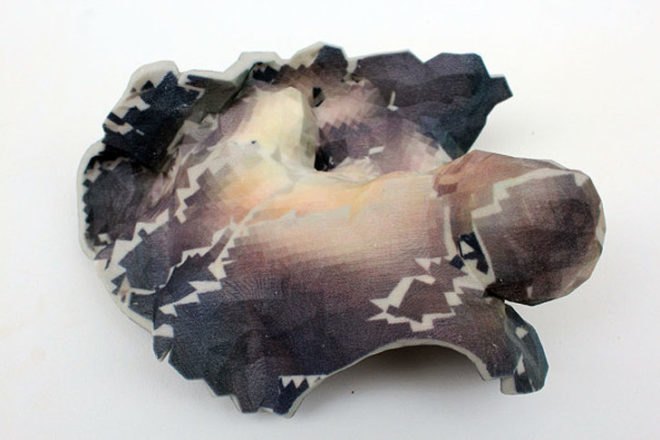 green design, eco design, sustainable design, Lorna Barnshaw, 3d printed face, 3d scanned face, 3d printed art, 123d Catch, Cubify