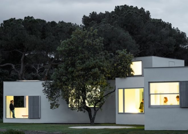 FRPO, FRPO Architects, MO House, Rodriguez & Oriol Architecture, Spanish landscape, cross-laminated wood, timber panels, white-painted timber, timber house, single-family home, site-specific architecture,