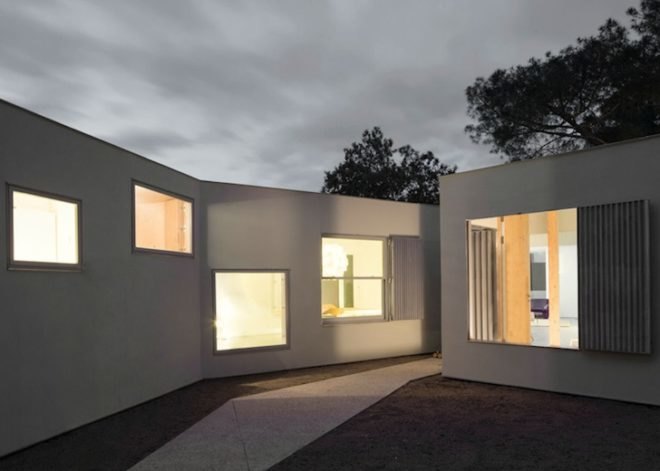 FRPO, FRPO Architects, MO House, Rodriguez & Oriol Architecture, Spanish landscape, cross-laminated wood, timber panels, white-painted timber, timber house, single-family home, site-specific architecture,