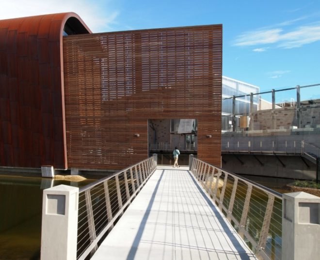 Advanced Water Purification Facility (AWPF), Mainstreet Architects, Miguel E. Cabezas Ntwali Migabo, LEED gold, sustainable design, green design, green energy, solar energy, water reuse, water treatment