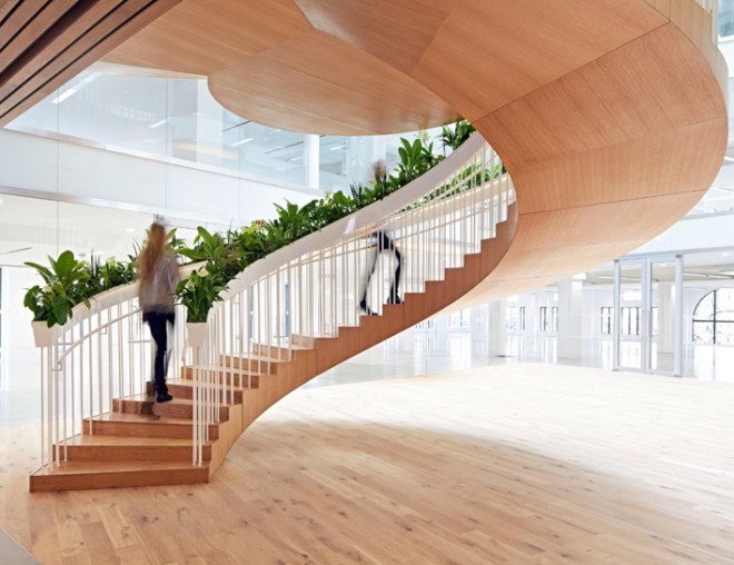 green design, eco design, sustainable design, Paul Cocksedge, Living Staircase, vertical garden, Ampersand London, living garden