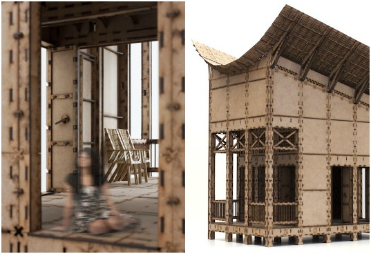 puzzle piece home, ECOnnect, prefab housing, housing shortage, reused wood, eco design, green desigm , sustainable architecture, green architecture, eco building