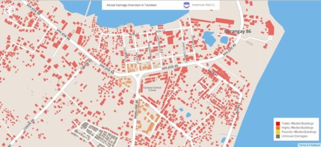 Red Cross, map, interactive map, storms, superstorms, natural disasters, typhoons, Philippines, Haiyan, destruction, cities,