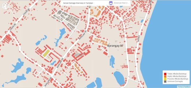 Red Cross, map, interactive map, storms, superstorms, natural disasters, typhoons, Philippines, Haiyan, destruction, cities,