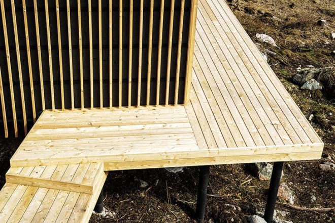 Sandell Sandberg, Timraro Vacation House, Sweden house, house on stilts, local wood, Swedish architecture, Architecture, daylighting, Green Materials,
