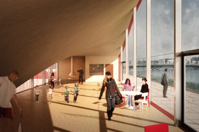 The Couch, MVRDV, ijburg, tennisclub ijburg, energy efficient design, amsterdam, tennis club