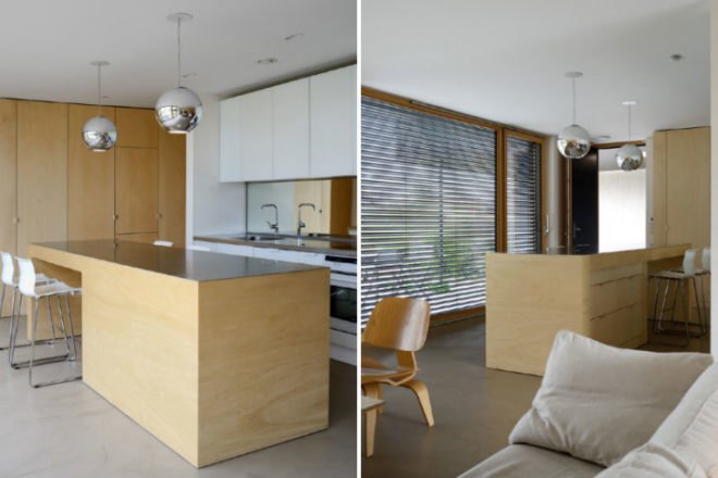 Villa B, tectoniques architectes, bioclimatic house, eco house, energy efficient house, sedum roof