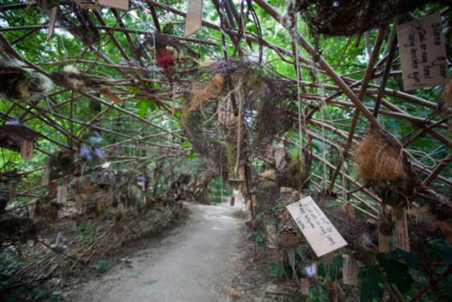 The Willowman, Dutch land artist, Will Beckers, willow sculptures, biodegradable sculptures, organic art, Architecture, art, biomimicry, Botanical, Green Materials, Treehouses