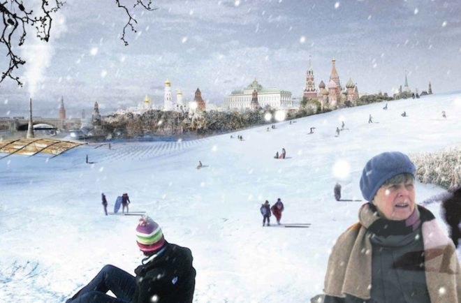 Diller Scofidio + Rentro, Zaryadye Park, Moscow, wild urbanism, Red Square, Hotel Rossiya, Stalin, artificial microclimate, hybrid landscape, landscape architecture