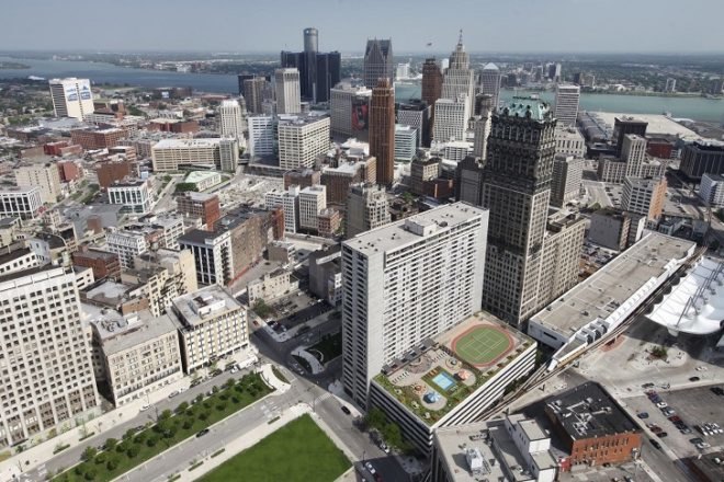 SHoP Architects, Detroit, Hudson's Department Store, mixed-used development